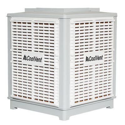 25000m3/H muur Opgezette Lucht Koelere 1.5kW 7.5A Openlucht Geïnstalleerd voor Groot Ruimte Koelstootkussen