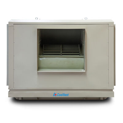 Het dak zette Industriële Verdampings Koelere Centrifugaalventilatortype Lucht Koelere 60000M3/H 15kW op