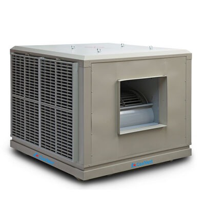 Het dak zette Industriële Verdampings Koelere Centrifugaalventilatortype Lucht Koelere 60000M3/H 15kW op