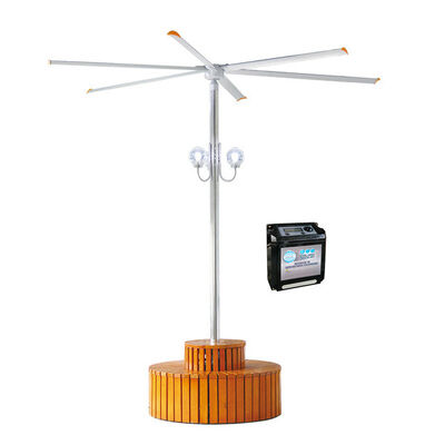 KCoolVenthvls Industriële grote plafondventilator voor grote ruimte, 1.5kW-Versnellingsbakmotor, de ventilatorbladen van de Aluminiumlegering